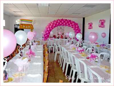 decoración globos comunión