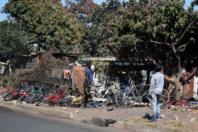 Harare, Zimbabwe - Bicycle vendor