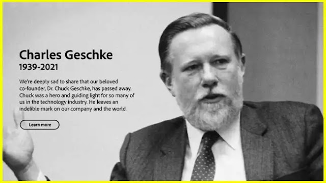 Adobe co-founder and PDF co-inventor Dr. Charles Geschke passed away