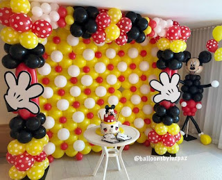 Ideas para mesas de dulces, decoración fiesta cumpleaños Mickey Mouse 2