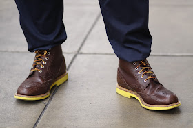 Yellow sole boots seattle street style fashion it's my darlin'