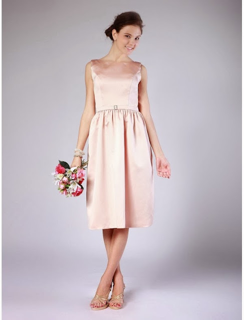 scoop bridesmaid dress