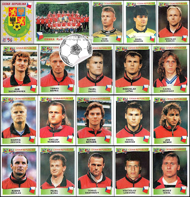 Czech Republic Panini UEFA EURO 1996