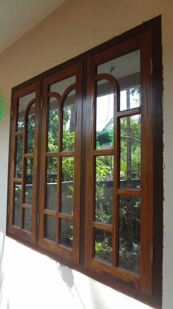 Latest kerala model Wooden  Window  Door Designs Wood  