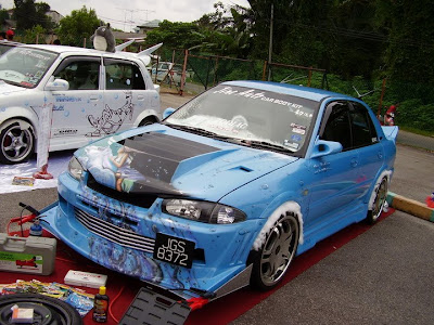 Modified Proton Wira Aeroback by Jine Auto