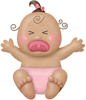 Baby Girl Clip Art.  