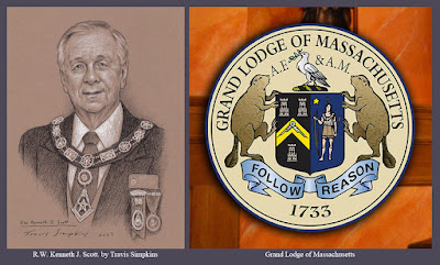 R.W. Kenneth J. Scott. Past Deputy Grand Master. Grand Lodge of Massachusetts. by Travis Simpkins