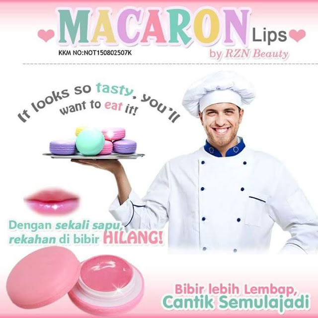 Macaron Lips RZN Beauty Murah