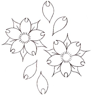 Cherry-Blossoms-Outline-Tattoo-Design