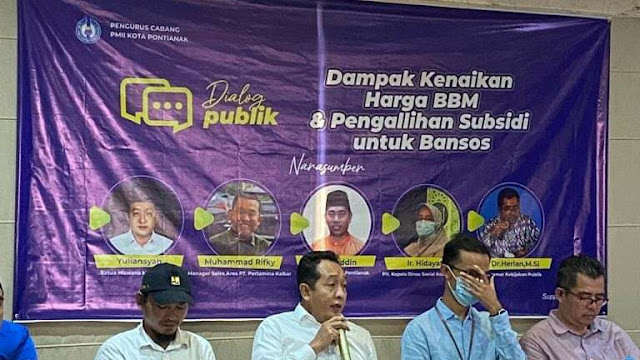 Yuliansyah Ajak PMII dan Masyarakat Awasi BBM di Kalbar