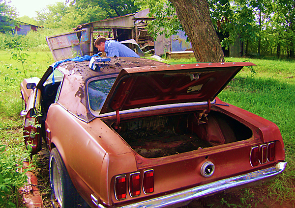 1969 Ford Mustang Barn Find 302V8 4speed for sale in Texas after 25 years 