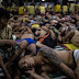 OMG!!! See shocking pictures inside world's most crowded prison where THIRTY convicts share each cell 