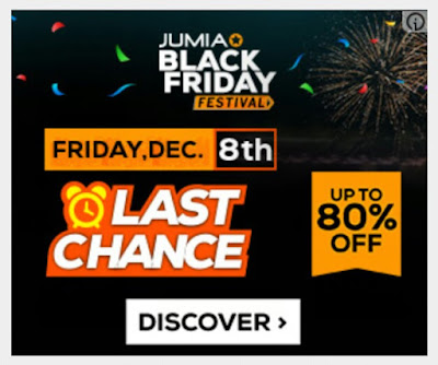 Jumia Black Friday Last Chance Deals - Friday 8th December