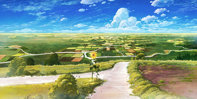 Sown Fields View (Anime Background)