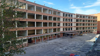 Demolición del edificio del instituto Trueba