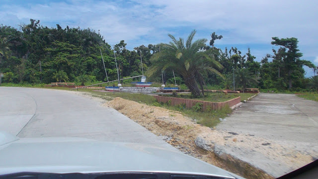 World War II US Naval Supply Depo marker in Guiuan also affected by Typhoon Yolanda/Haiyan