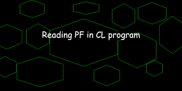 Reading PF in CL program