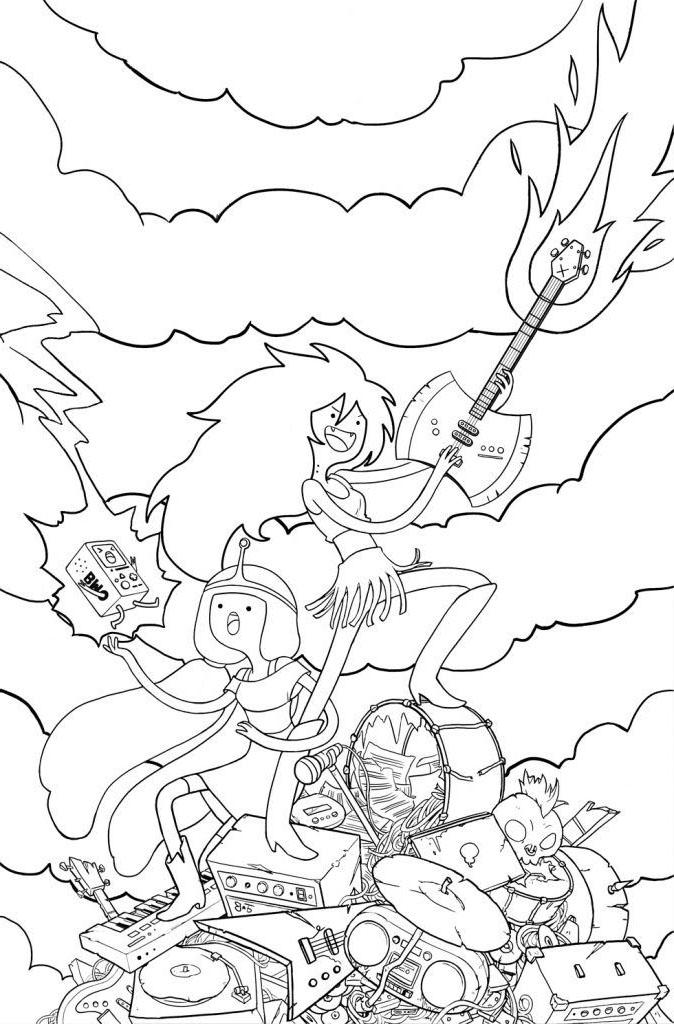 cartoon coloring pages