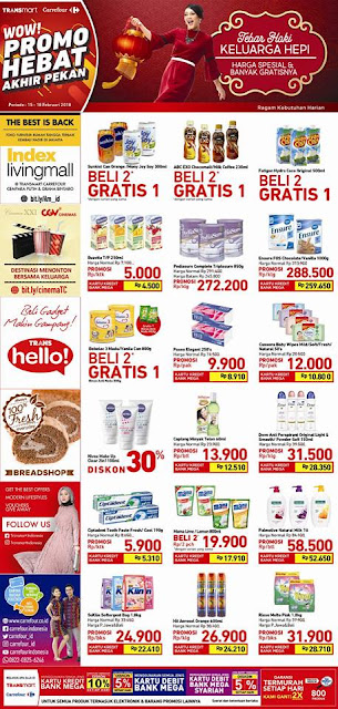 Katalog Promo CARREFOUR TRANSMART Akhir Pekan Periode 15 - 18 Februari 2018