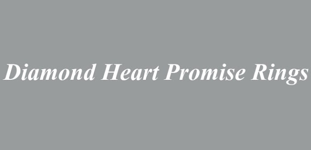 Diamond Heart Promise Rings