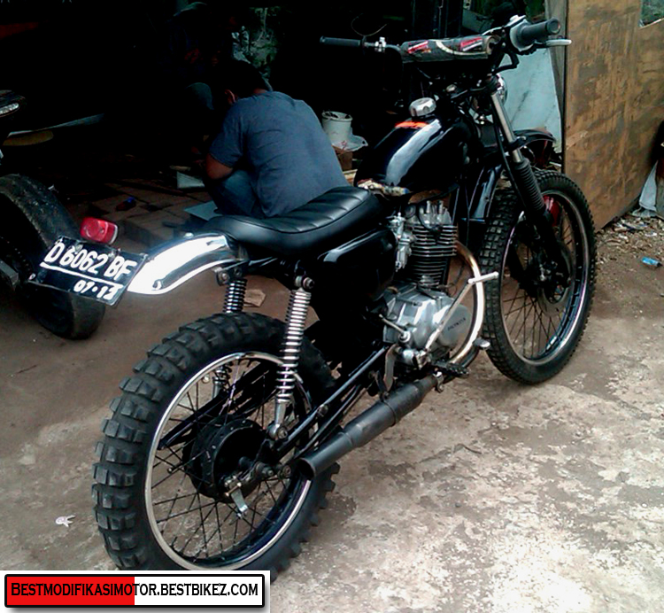 Modifikasi Honda Cb 100 Trail  Car Interior Design