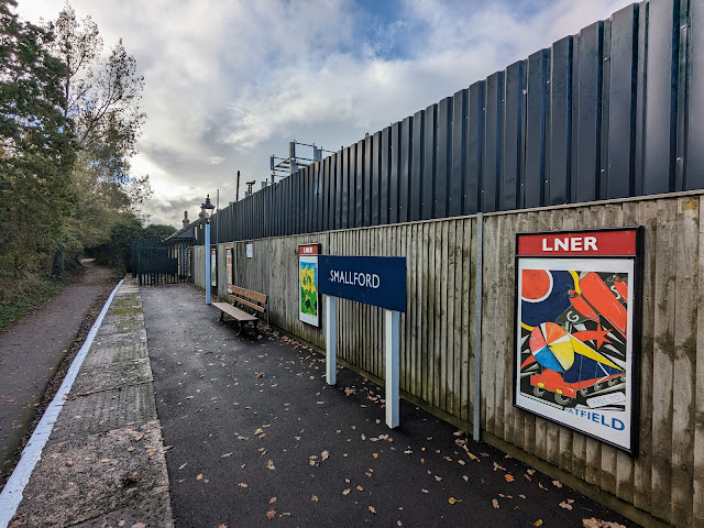 Restoration work underway at Smallford Station