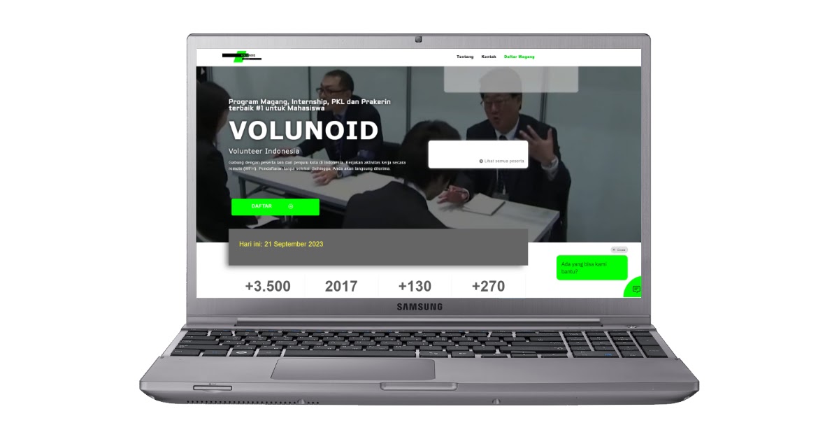 keunggulan magang di Volunoid