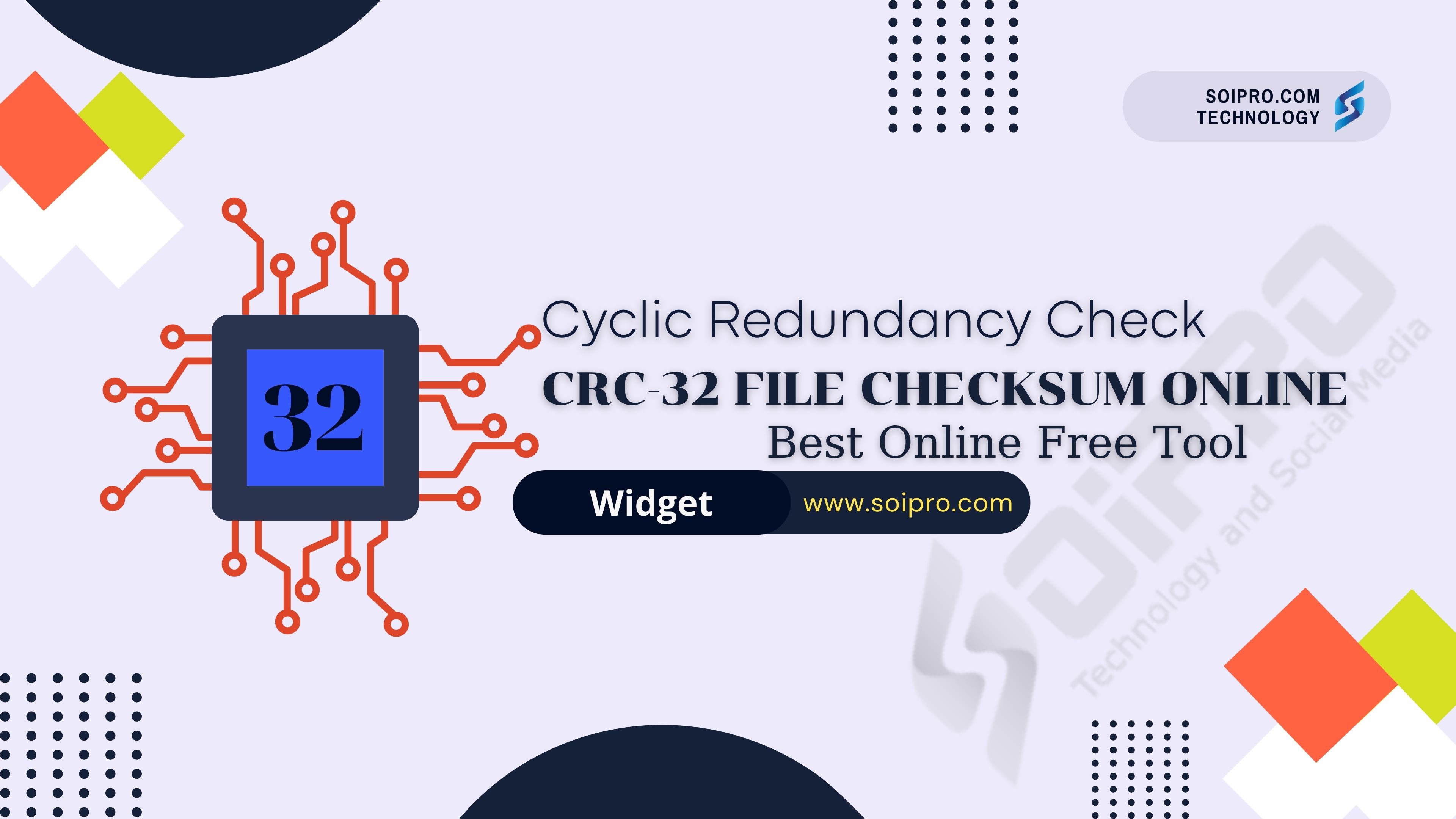 CRC-32 online file checksum function