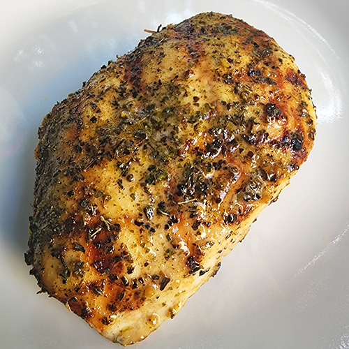 Grilled Garlic and Herb Chicken with Red Pepper Pesto Pasta On the Char-Broil Cruise