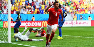 Video Gol Swiss vs Ekuador 15 Juni 2014