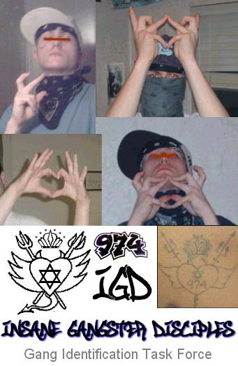 tattoo pictures of gangster disciples