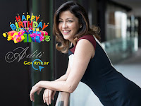 aditi govitrikar, she is looking so much beautiful in black dress with heart touching smile