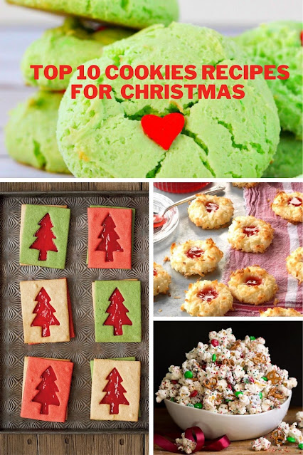 Top 10 Cookies recipes for  Christmas