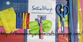 Butterfly Clothes pin supplies
