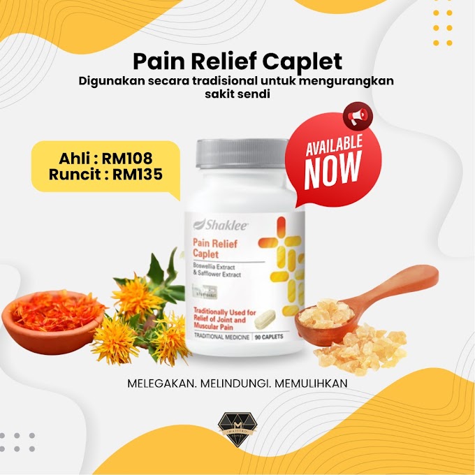 Pain Relief Caplet Shaklee Untuk Sakit Sendi