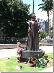 State Capitol-K with Princess Lilioukalani statue