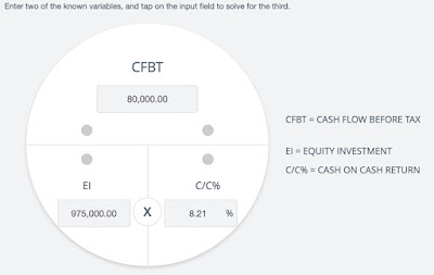 Cash-on-Cash formula circle