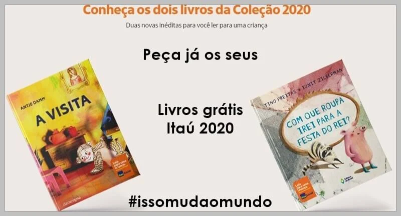 Livros grátis Itaú 2020 #issomudaomundo