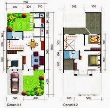 Desain Rumah Minimalis 2 Lantai Luas Tanah 72 M - Gambar 