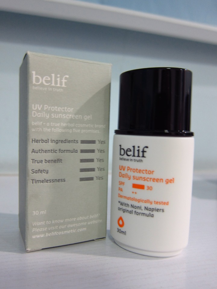 Belif UV Protector Daily Sunscreen Gel