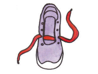 instructions for tying shoelaces