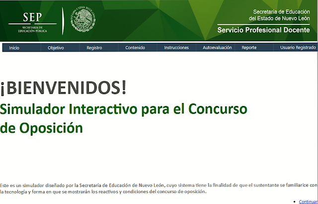 simulador interactivo concurso oposición 