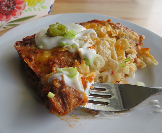 Tortilla Chip Enchiladas