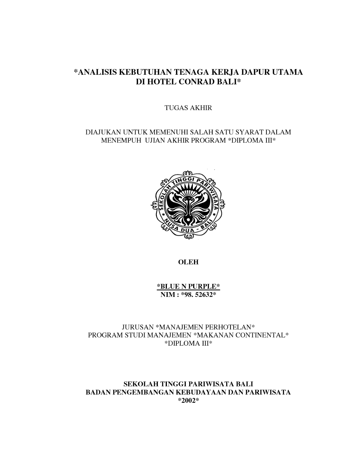 Makalah bahasa inggris