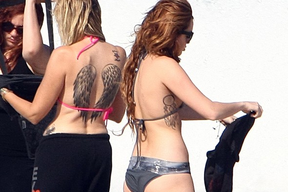 30 Sexy Miley Cyrus Tattoos Pictures Gallery