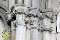 Toul - Cathédrale Saint-Etienne : Chapiteaux à feuillage du cloître