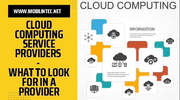 Cloud Computing Service Providers - What To Look For In A Provider
