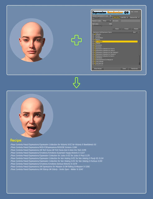 Expression Randomizer for Genesis 9: Revolutionizing 3D Character Expressions