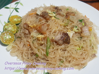 Pansit Bihon with Vigan Bagnet Recipe