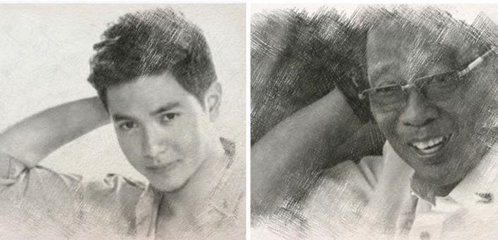 Alden Richards and Jejomar Binay